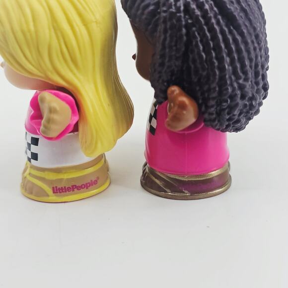 Fisher Price Little People Barbie Race Car Drivers lot of 2 Girl Figurines 2022 - Picture 3 of 5
